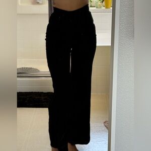 Black High-Waisted Pants